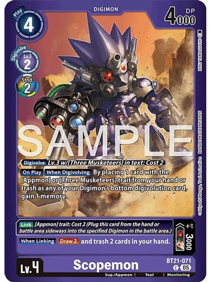 BT21-071 (Alternate Art) Scopemon 1