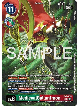 EX8-074 (Alternate Art) MedievalGallantmon
