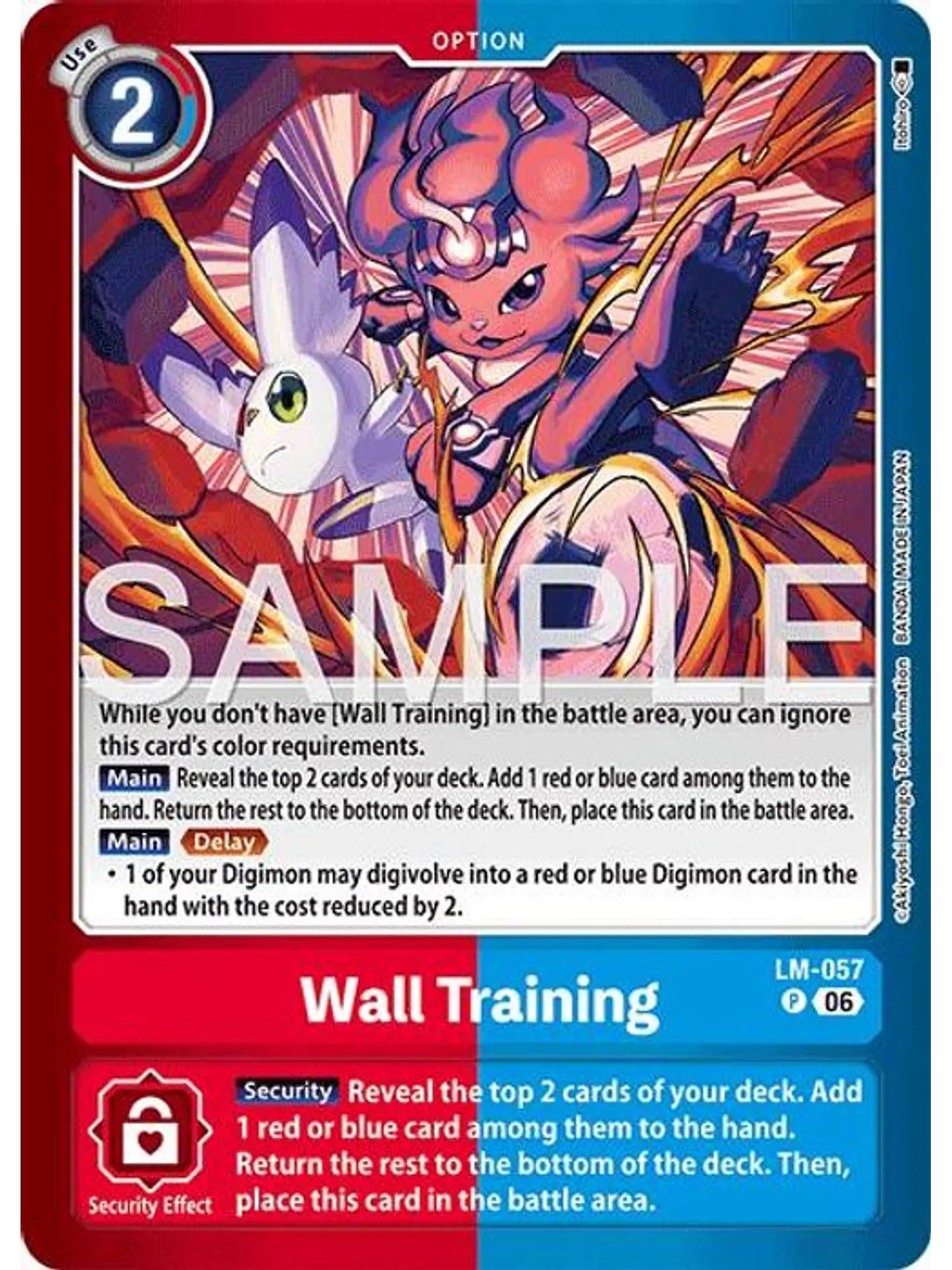 LM-057 (Alternate Art) Wall Training 1
