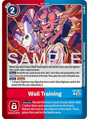 LM-057 (Alternate Art) Wall Training