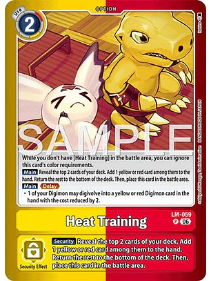 LM-059 (Alternate Art) Heat Training