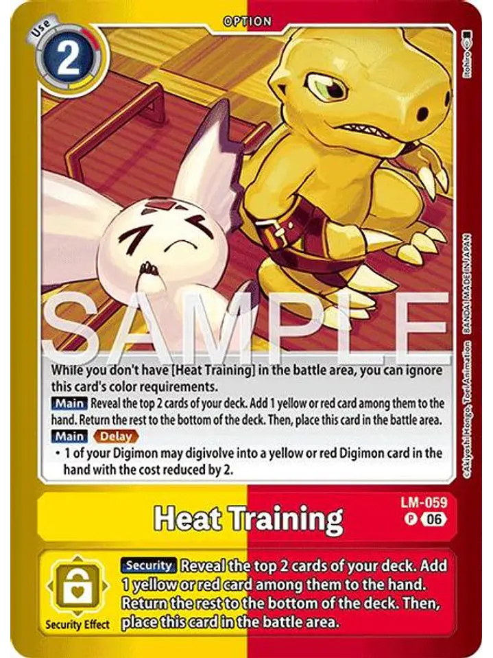 LM-059 (Alternate Art) Heat Training 1