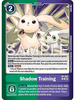 LM-060 (Alternate Art) Shadow Training