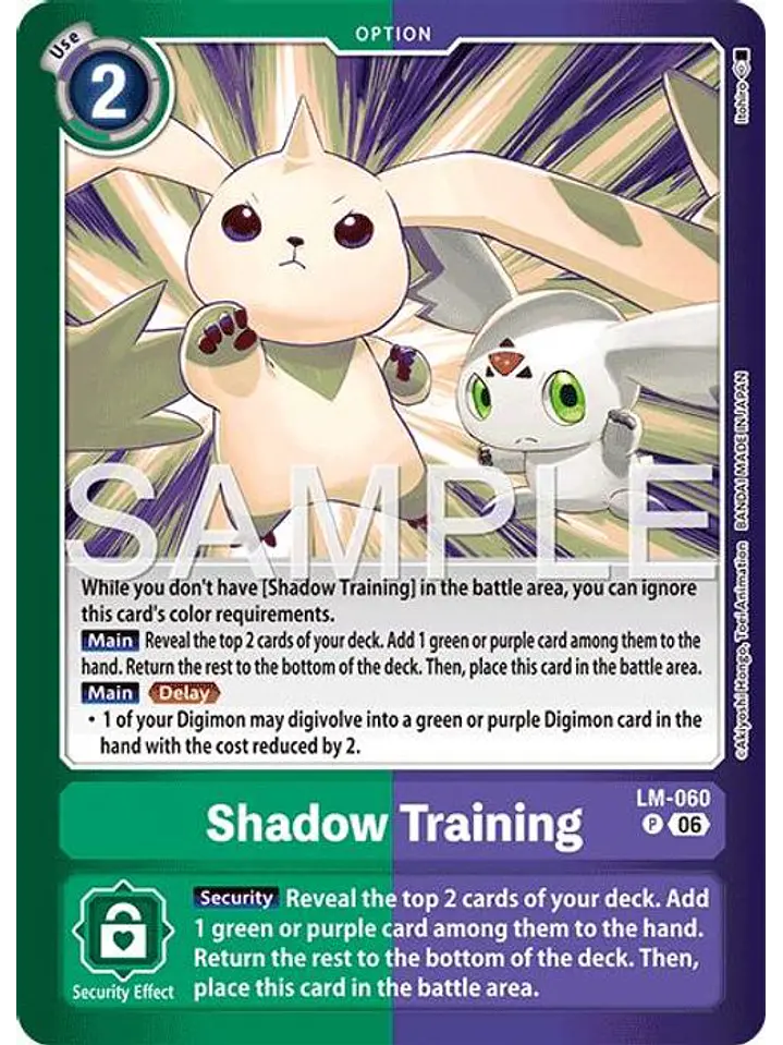 LM-060 (Alternate Art) Shadow Training 1