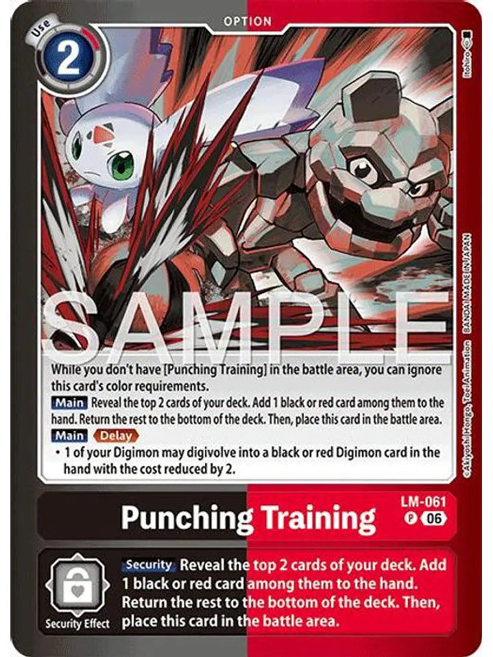 LM-061 (Alternate Art) Punching Training 1