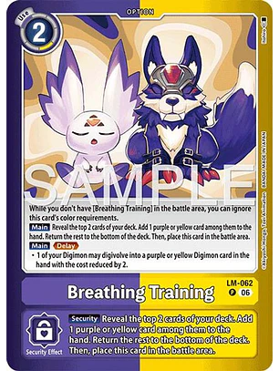 LM-062 (Alternate Art) Breathing Training