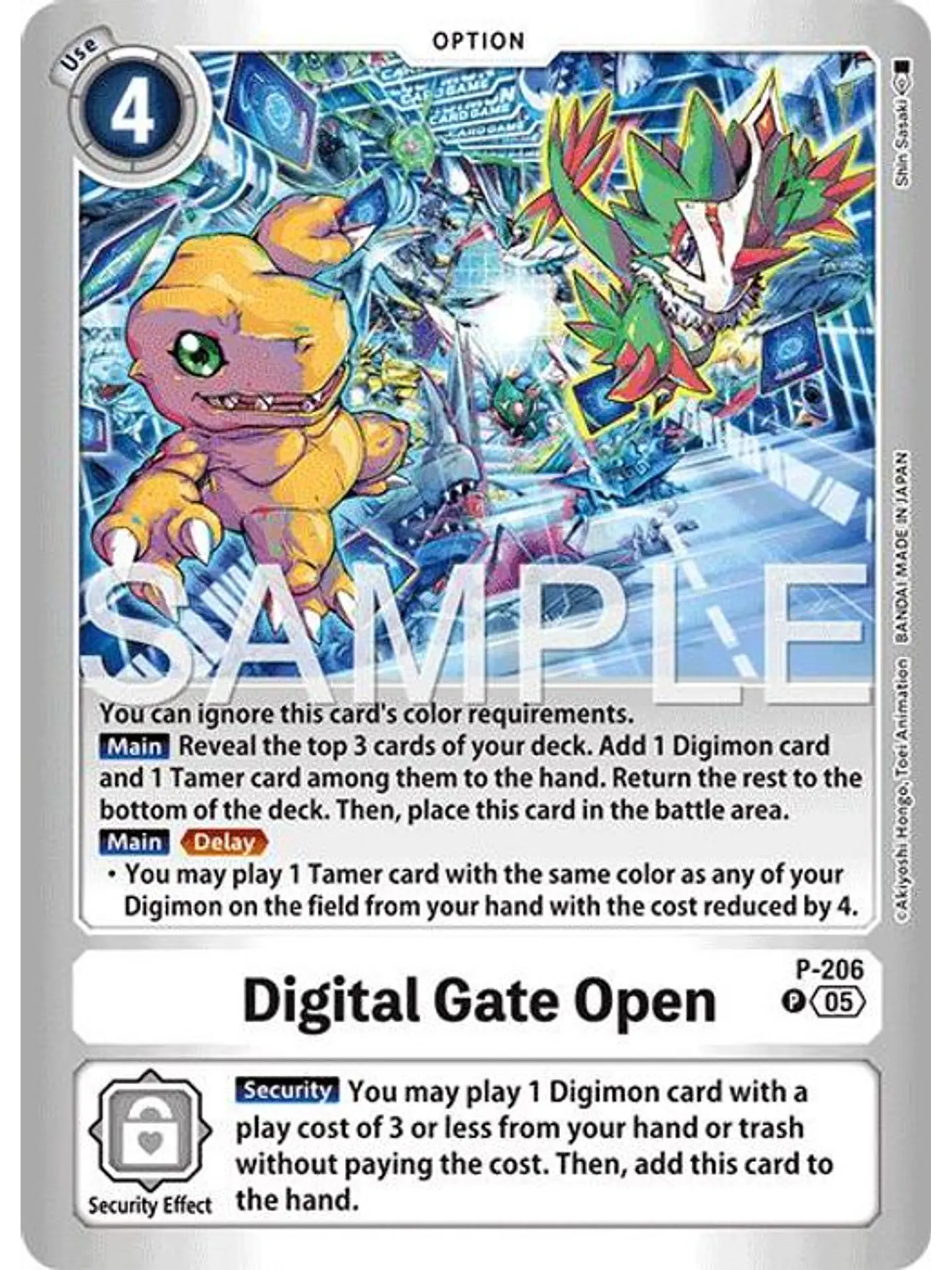 P-206 (Alternate Art) Digital Gate Open 1