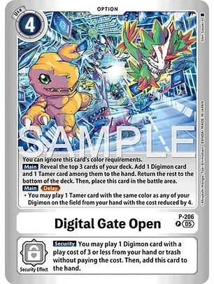 P-206 (Alternate Art) Digital Gate Open