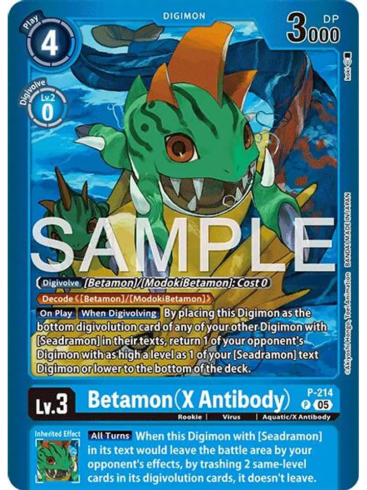 P-214 (Alternate Art) Betamon (X Antibody) 1