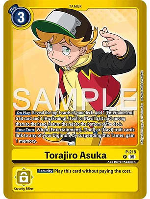 P-218 (Alternate Art) Torajiro Asuka