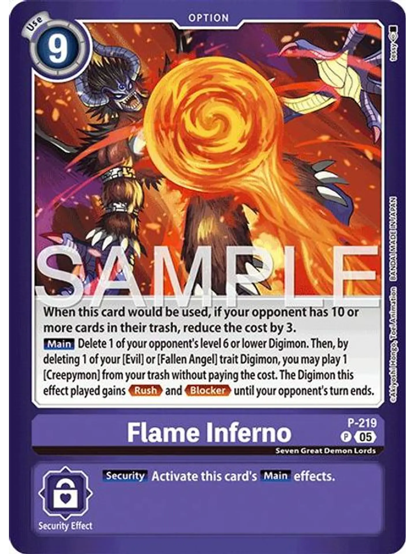 P-219 (Alternate Art) Flame Inferno 1
