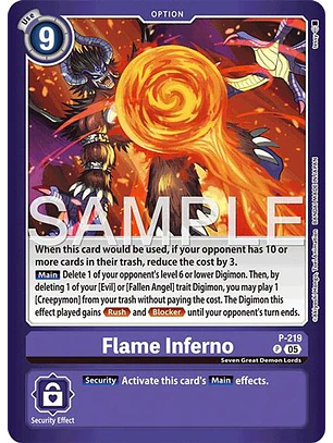 P-219 (Alternate Art) Flame Inferno