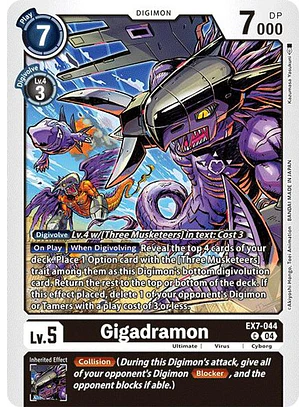 EX7-044 (Alternate Art) Gigadramon