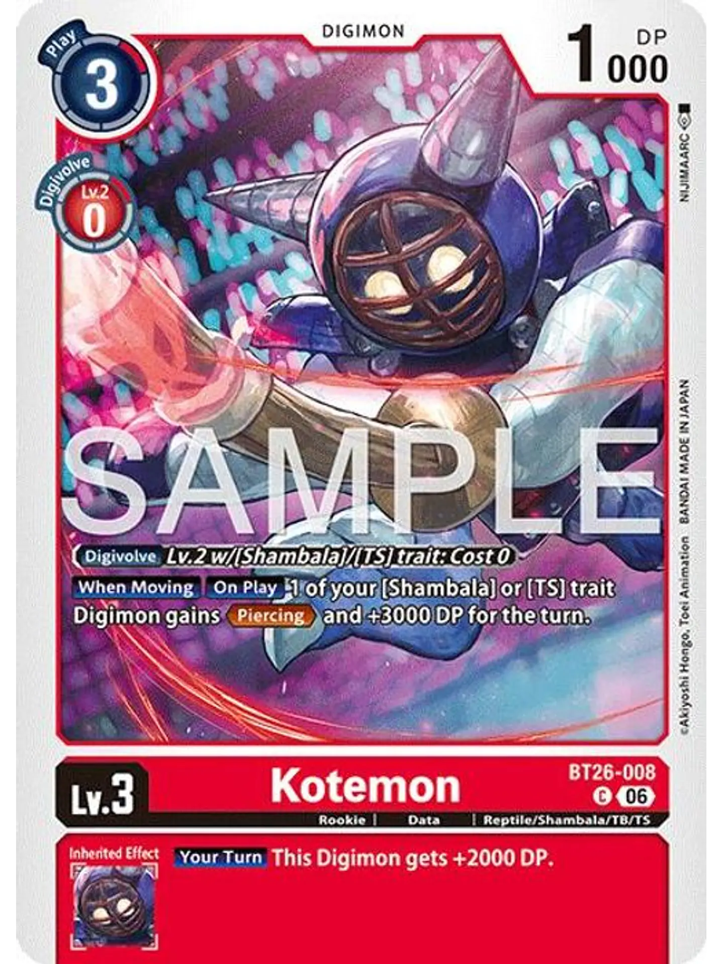 BT26-008 C Kotemon 1