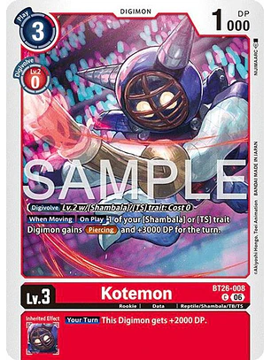 BT26-008 C Kotemon