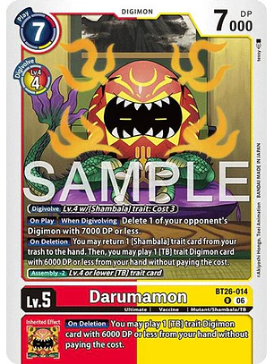 BT26-014 R Darumamon