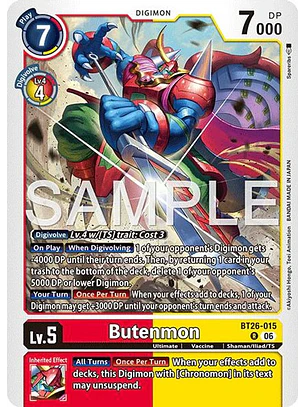 BT26-015 R Butenmon
