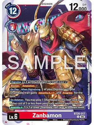 BT26-017 U Zanbamon