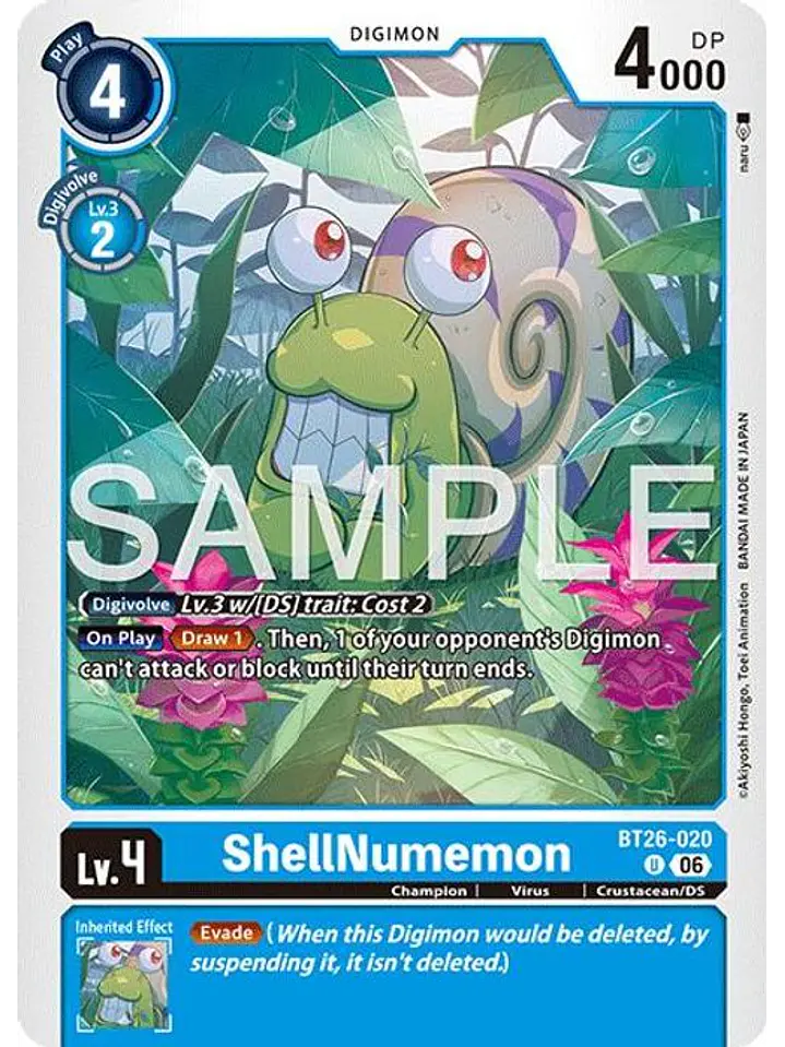 BT26-020 U ShellNumemon 1