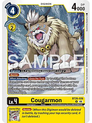 BT26-026 U Cougarmon