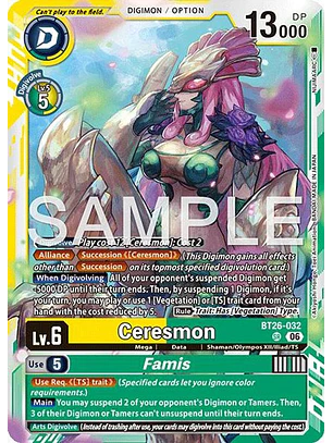 BT26-032 SR Ceresmon/Famis