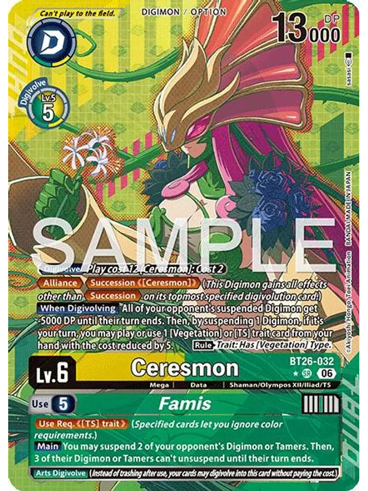 BT26-032 (Alternate Art) Ceresmon/Famis 1