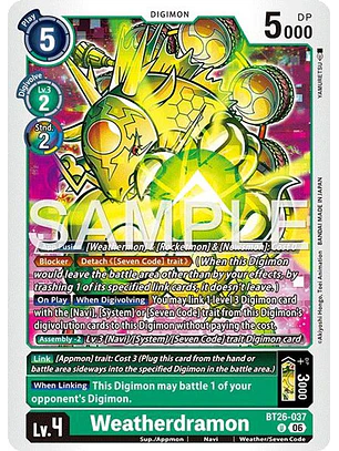 BT26-037 U Weatherdramon