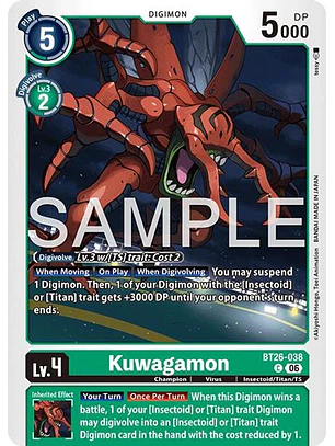 BT26-038 C Kuwagamon