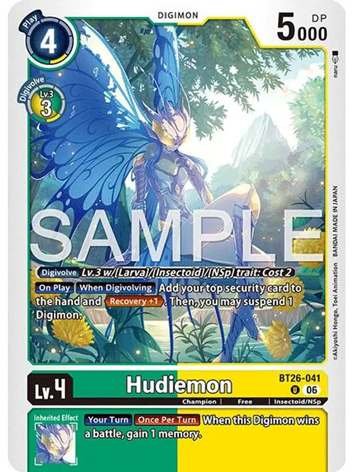 BT26-041 U Hudiemon 1