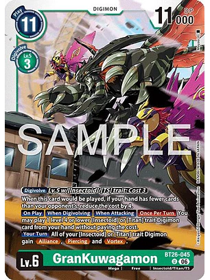 BT26-045 U GranKuwagamon