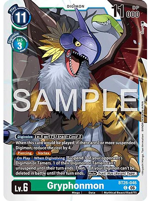 BT26-046 C Gryphonmon