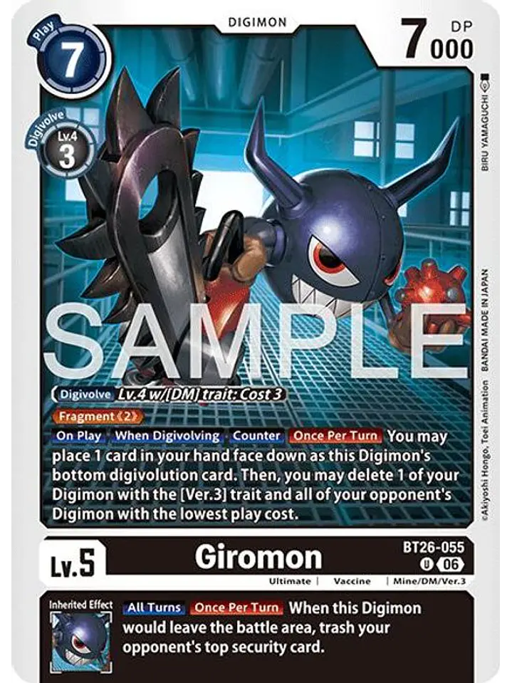 BT26-055 U Giromon 1