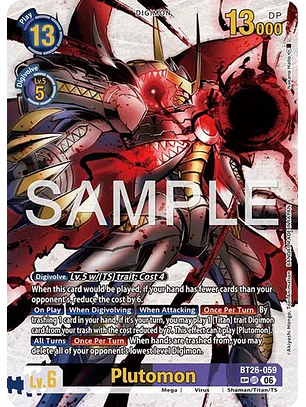 BT26-059 (Special Rare) Plutomon