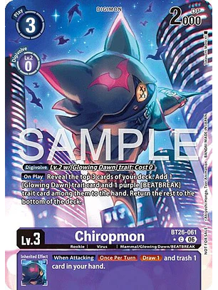 BT26-061 (Alternate Art) Chiropmon