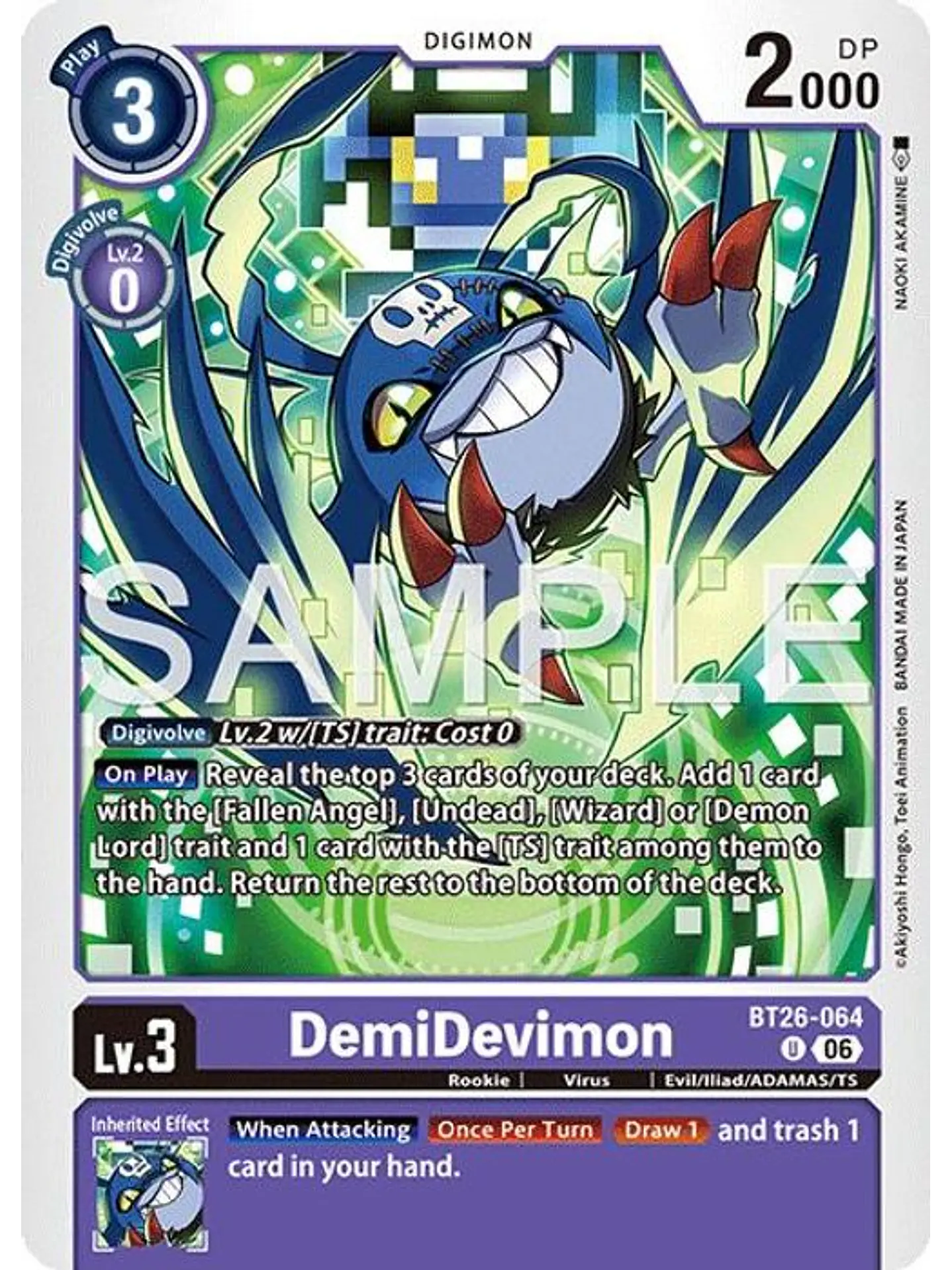 BT26-064 U DemiDevimon 1