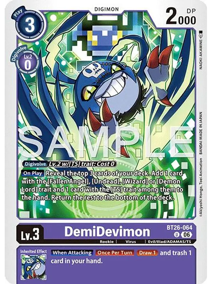 BT26-064 U DemiDevimon 1