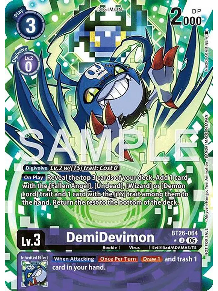 BT26-064 (Alternate Art) DemiDevimon 1