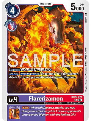 BT26-071 C Flarerizamon