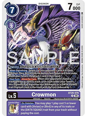 BT26-076 R Crowmon