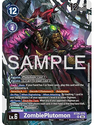 BT26-079 SR ZombiePlutomon