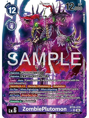 BT26-079 (Alternate Art) ZombiePlutomon