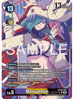 BT26-081 (Alternate Art) Mervamon