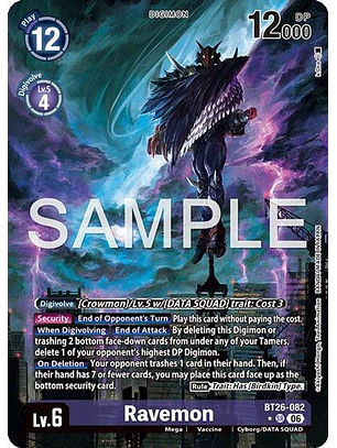 BT26-082 (Alternate Art) Ravemon