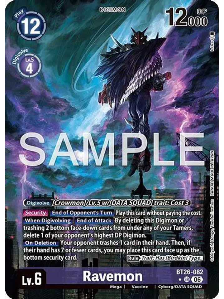BT26-082 (Alternate Art) Ravemon 1