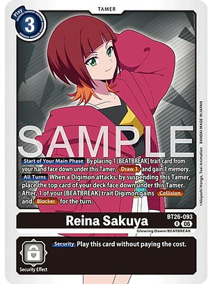 BT26-093 R Reina Sakuya