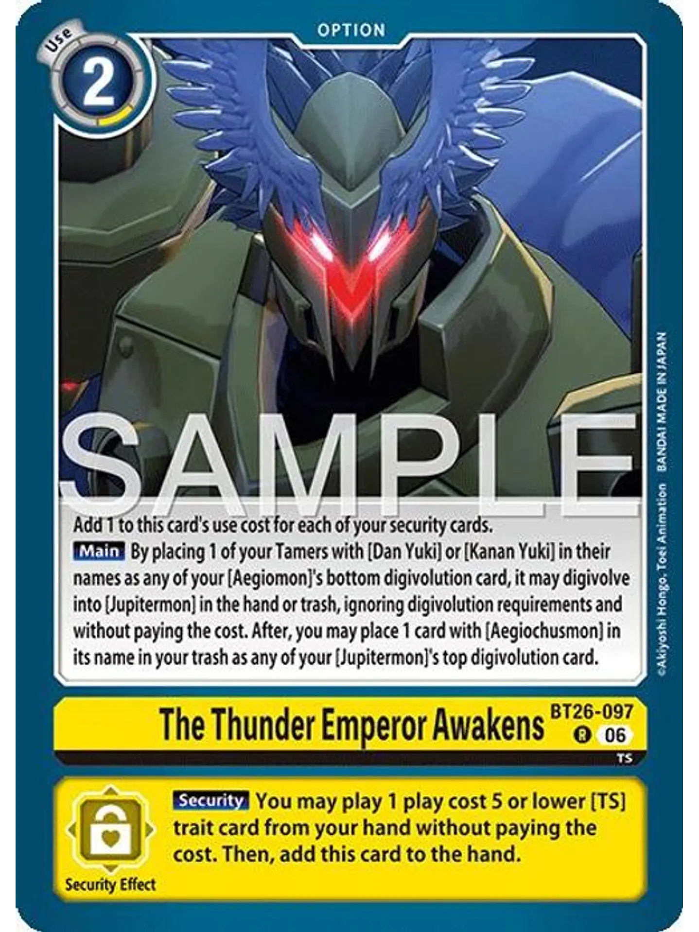 BT26-097 R The Thunder Emperor Awakens 1
