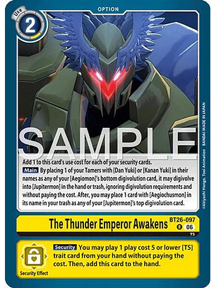 BT26-097 R The Thunder Emperor Awakens