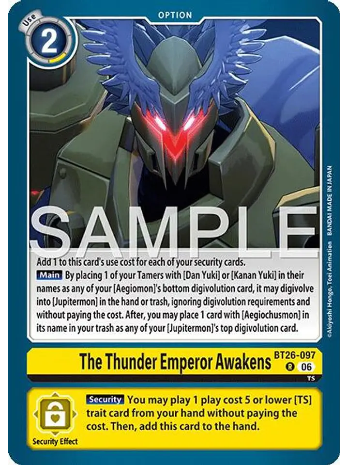 BT26-097 R The Thunder Emperor Awakens 1