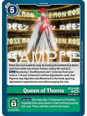 BT26-098 U Queen of Thorns