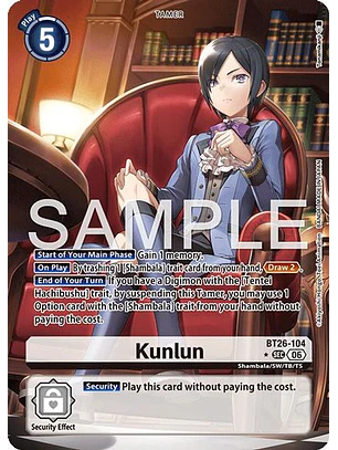 BT26-104 (Alternate Art) Kunlun